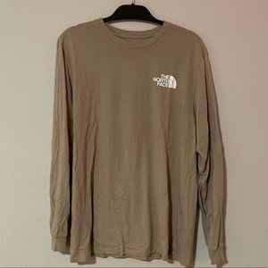 North face Tan Long Sleeve Shirt